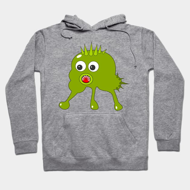 Germy the green germ Hoodie by julianlab